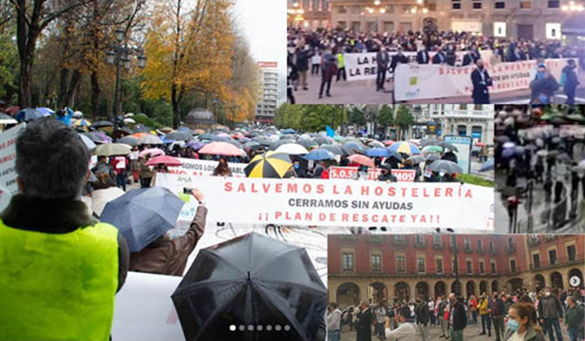 Movilizaciones de la Hostelería Asturiana